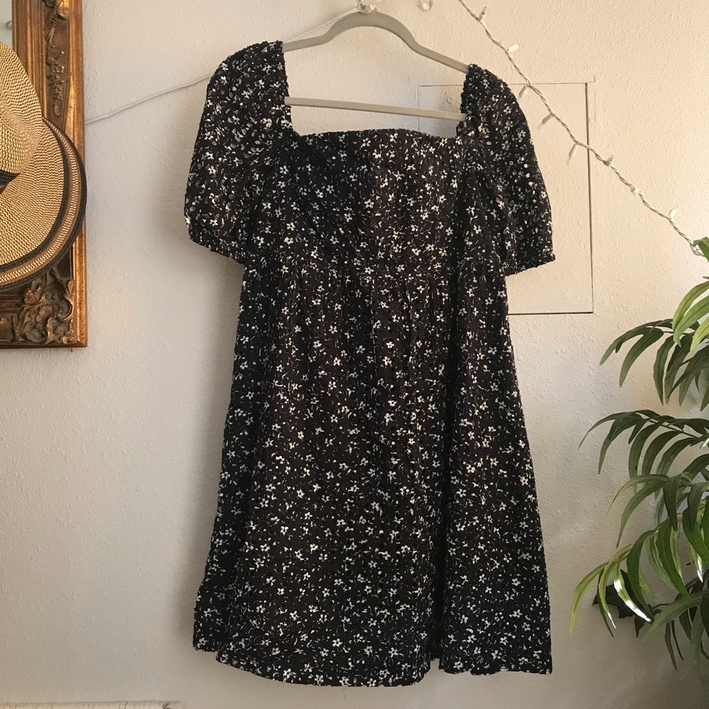 Anthropologie Maeve Floral Babydoll Dress